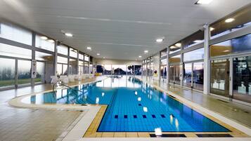 Indoor pool, outdoor pool