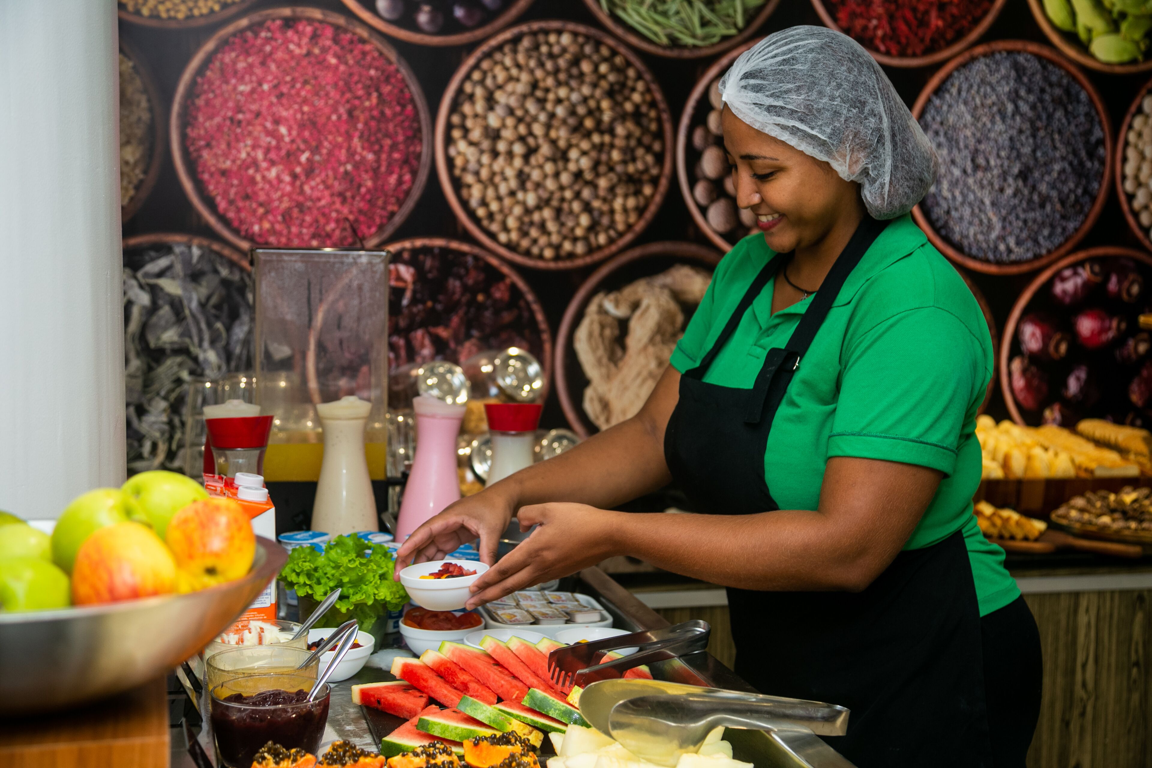 Morgunverðarhlaðborð á virkum dögum (53.00 BRL á mann)