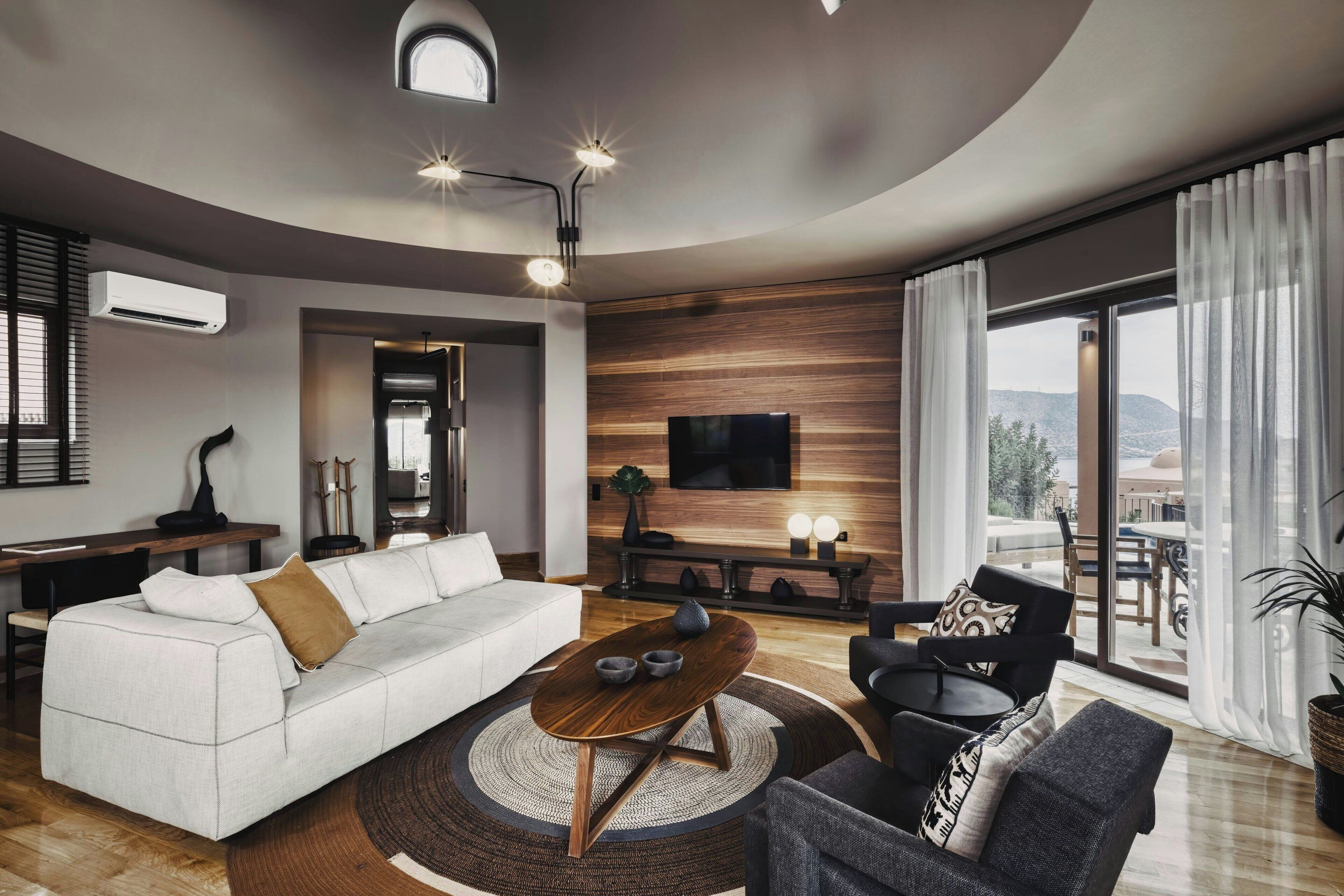 luxury villa, 2 bedrooms, balcony, sv | living room | lcd tv, video game console, toys, pay films