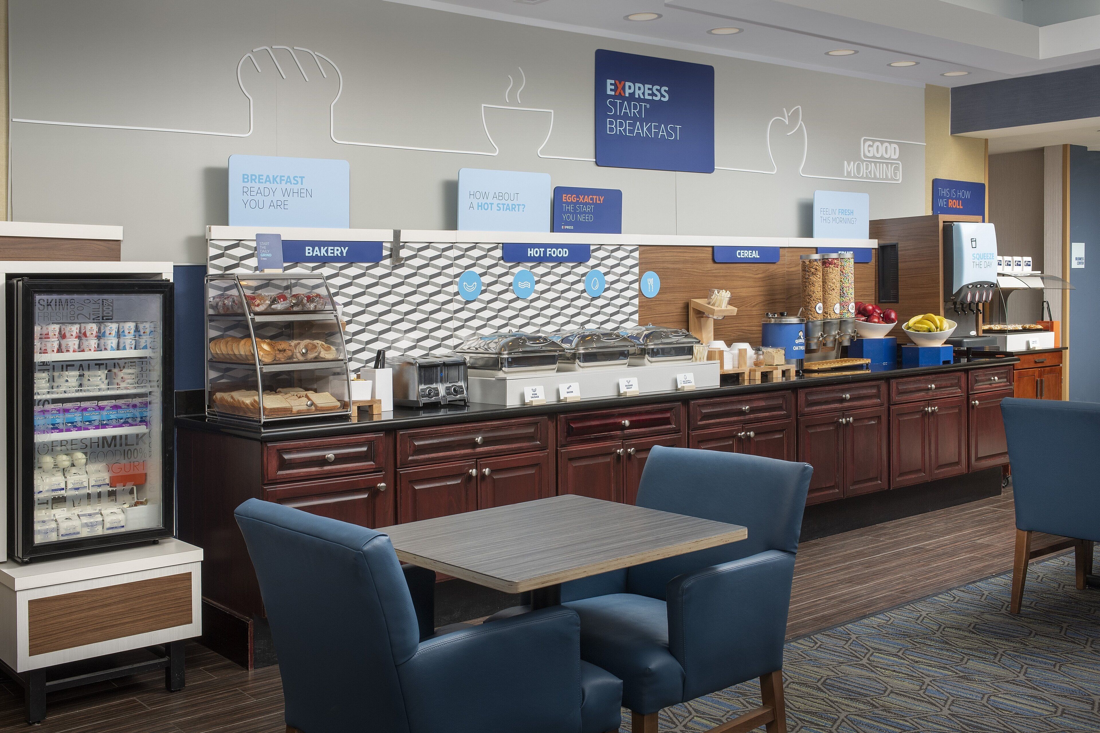 free daily buffet breakfast