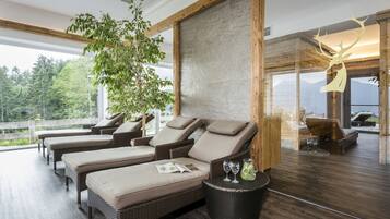 Sauna, 1 treatment room, massages