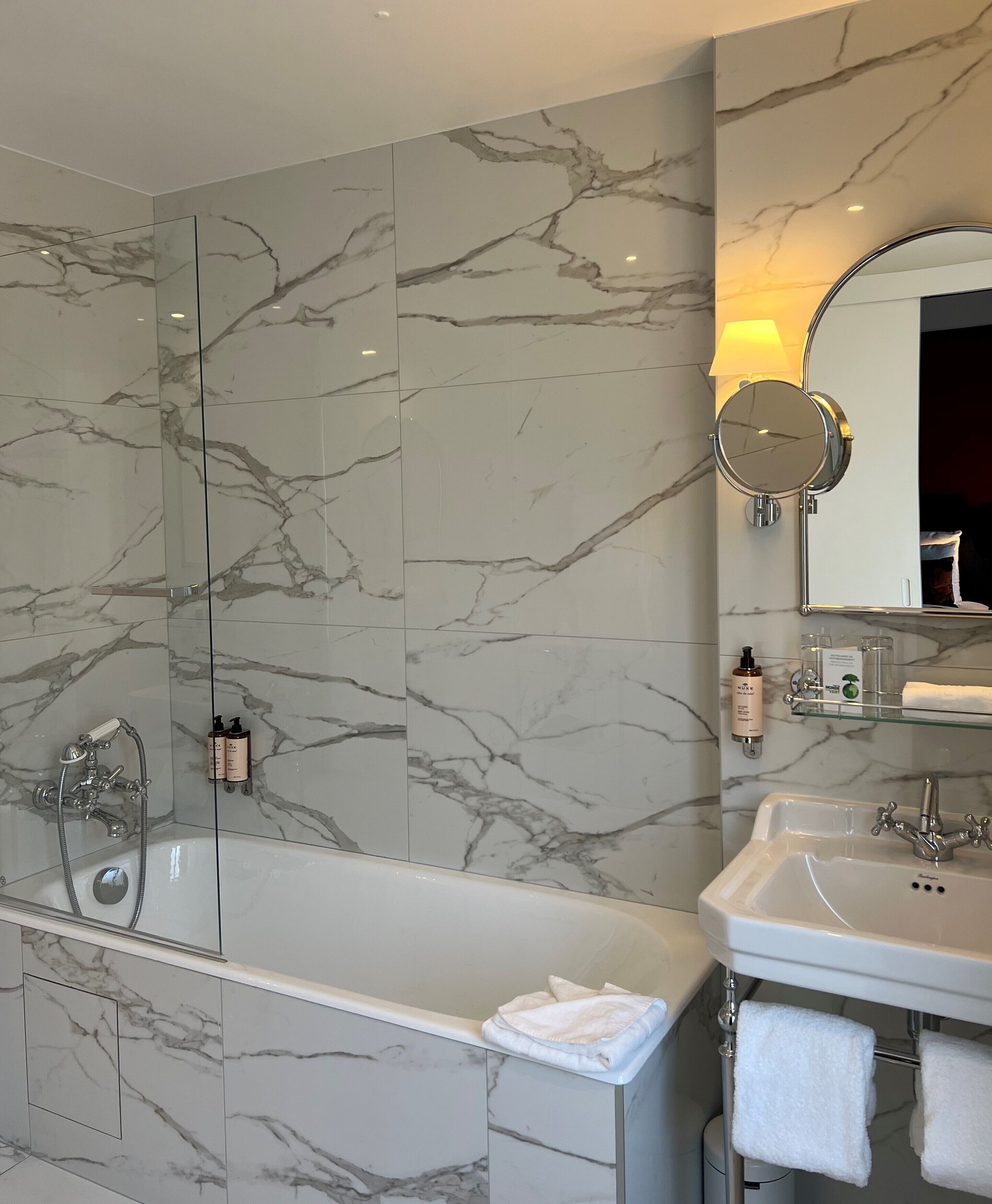 room, 1 bedroom (prestige) | bathroom | designer toiletries, hair dryer, slippers, towels