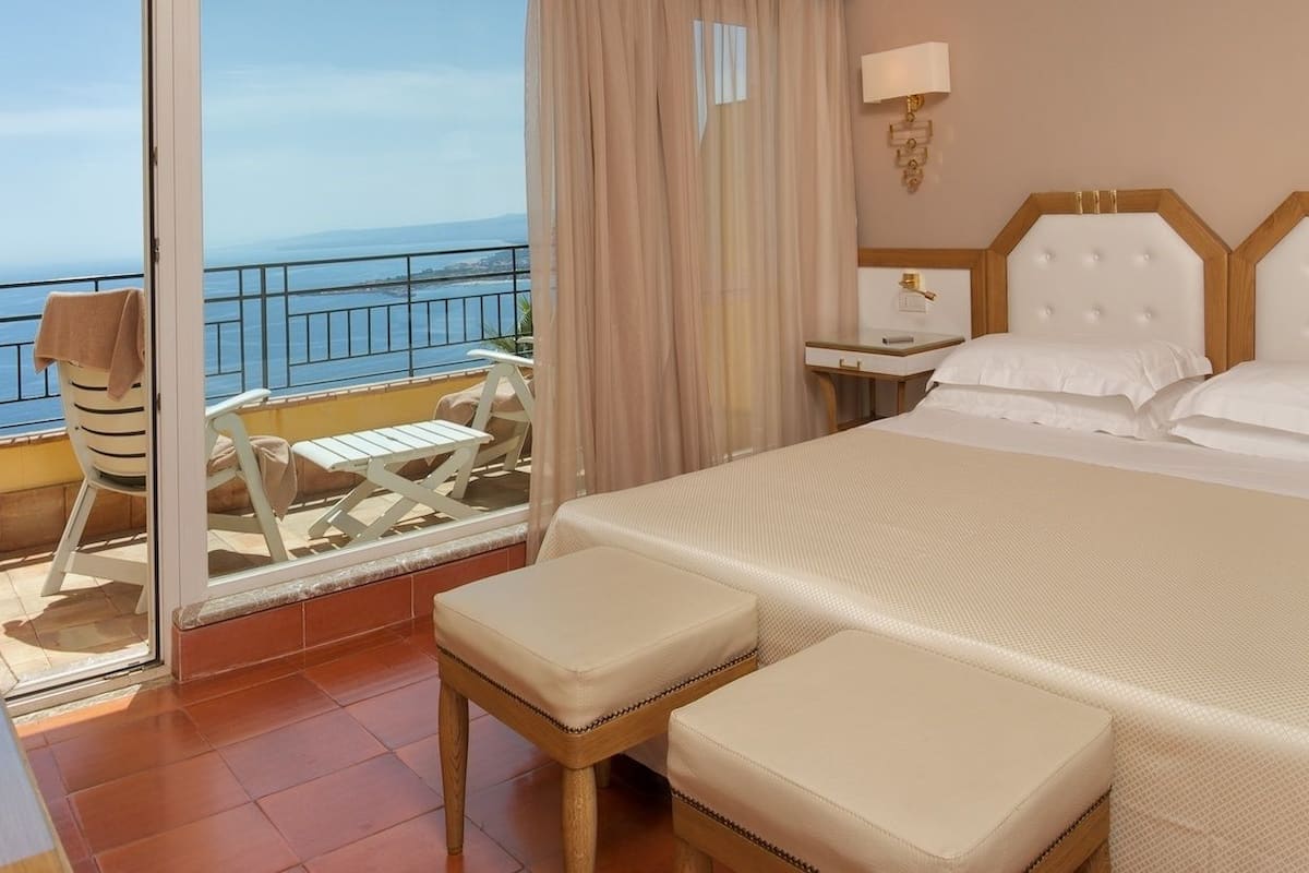 classic room, 1 double or 2 single beds, balcony, sea facing | premium bedding, in-room safe, desk, laptop workspace