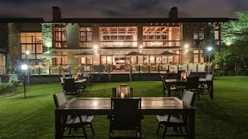 Front of property – evening/night