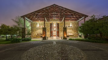Front of property - evening/night