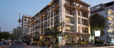 Fassade der Unterkunft