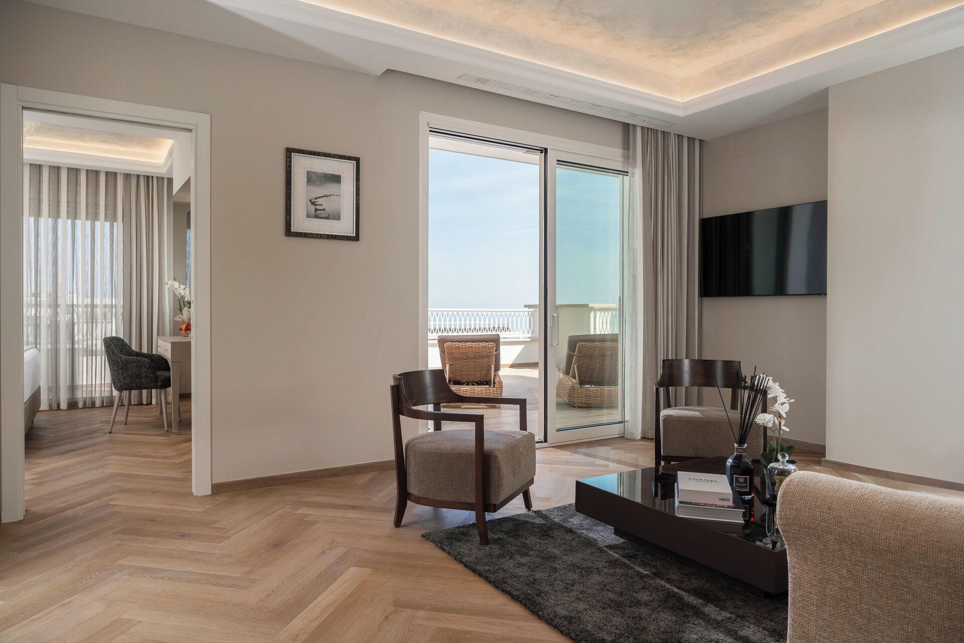 高級套房, 海景 | 迷你吧、房內夾萬、書桌、手提電腦工作空間