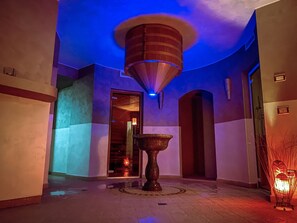 Sauna, Turkish bath/hammam, body treatments, aromatherapy