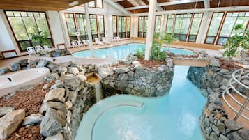 Indoor pool, outdoor pool