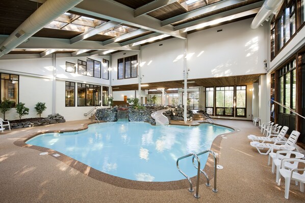 Indoor pool, outdoor pool