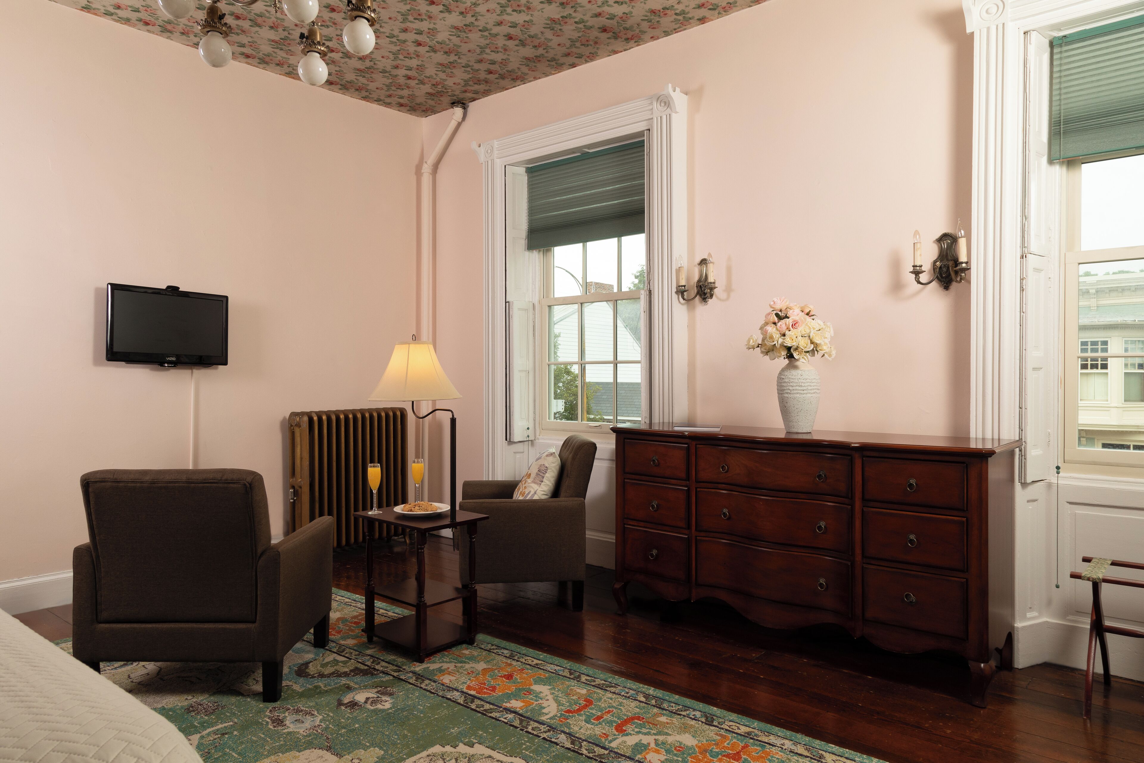 Room, Private Bathroom (Rose) | Premium bedding, Tempur-Pedic beds, individually decorated