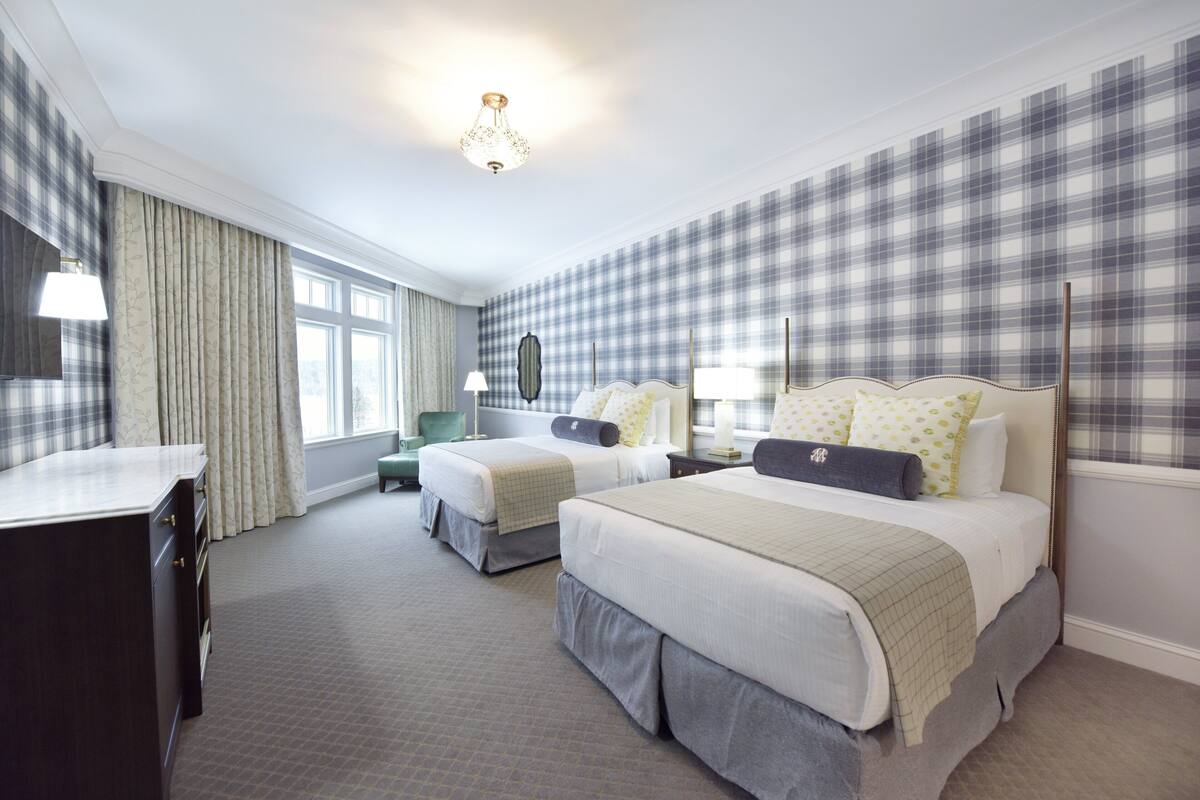 room, 2 queen beds (presidential wing, picture window) | premium bedding, down duvets, pillow-top beds, in-room safe