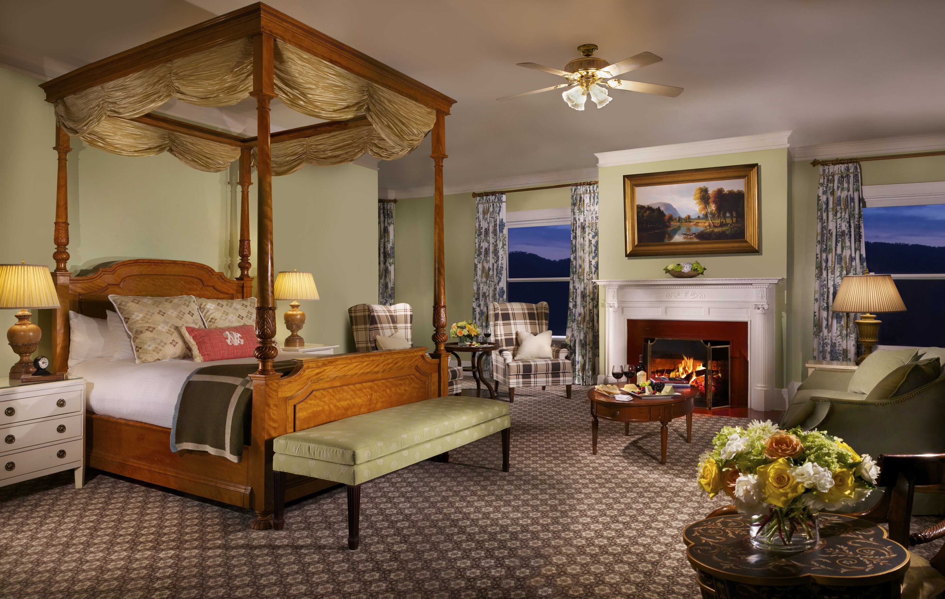 Premium bedding, down duvets, pillow-top beds, in-room safe