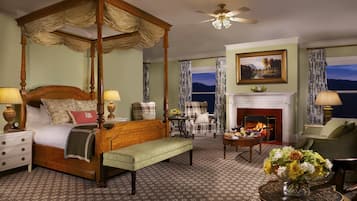 Premium bedding, down duvets, pillow-top beds, in-room safe
