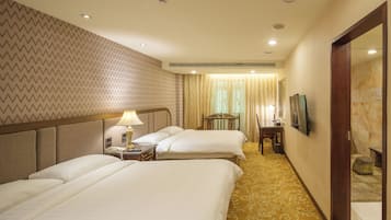 奢華雙床房 | 免費無線上網、床單