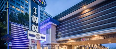 Front of property – evening/night