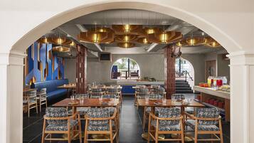 Local cuisine, pool views