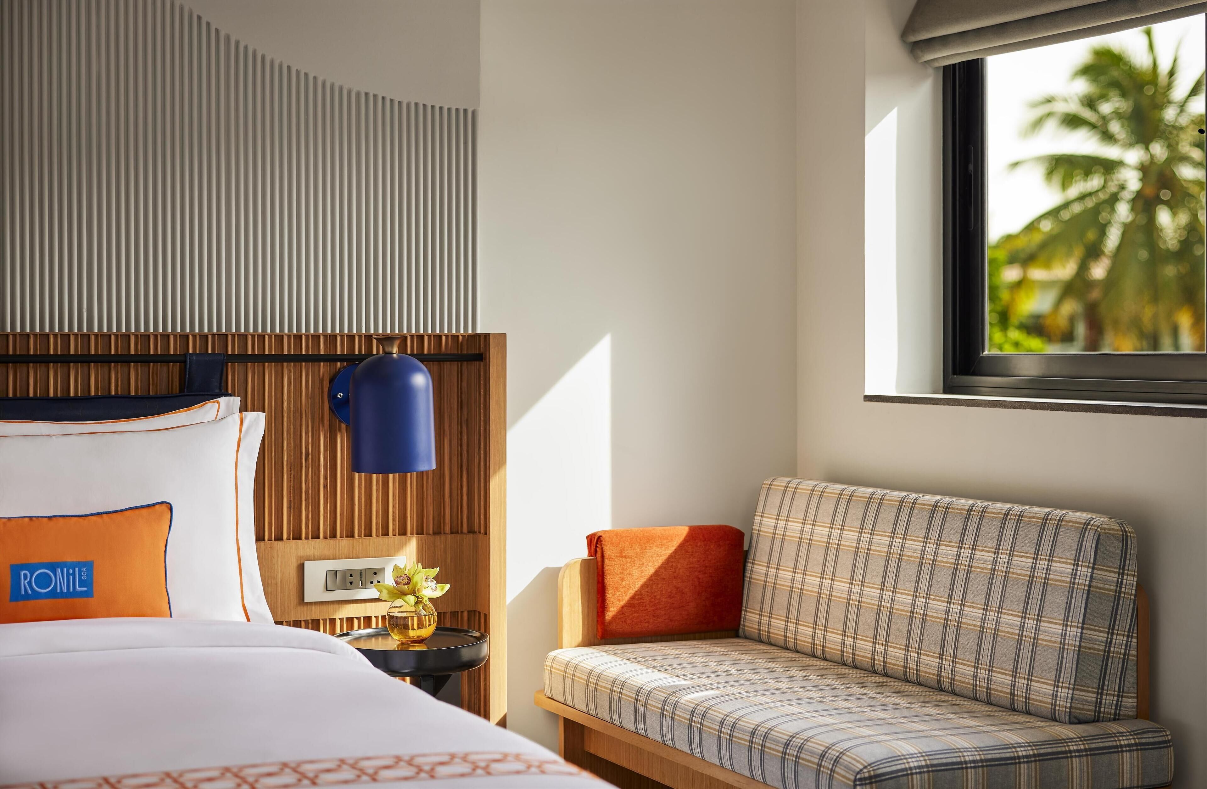 Premium bedding, down duvets, memory-foam beds, in-room safe