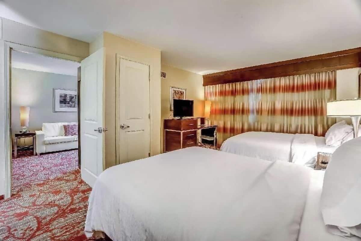1 habitación y ropa de cama de alta calidad