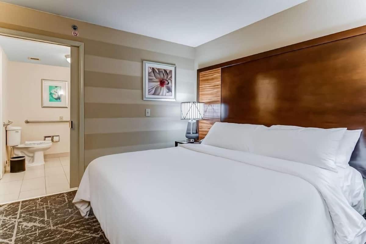1 habitación y ropa de cama de alta calidad