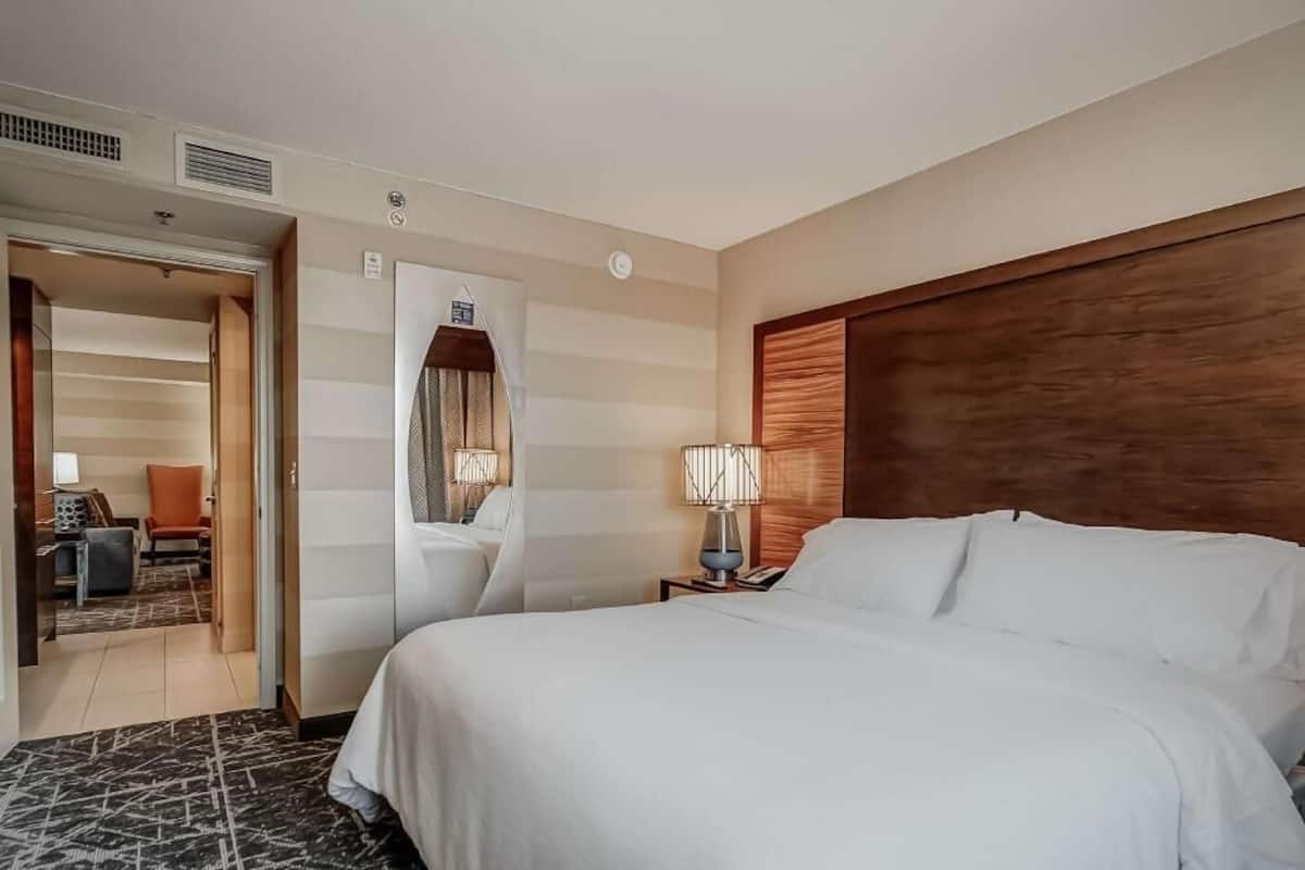 1 habitación y ropa de cama de alta calidad
