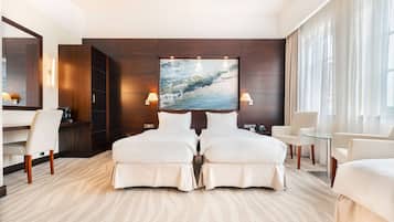 Minibar, coffres-forts dans les chambres, décoration personnalisée