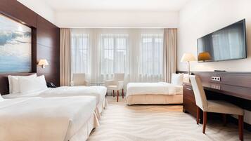 Minibar, in-room safe, individually decorated, desk