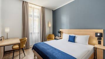 Comfort Double or Twin Room | Hypo-allergenic bedding, minibar, in-room safe, desk