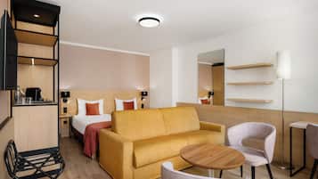 Ropa de cama hipoalergénica y minibar