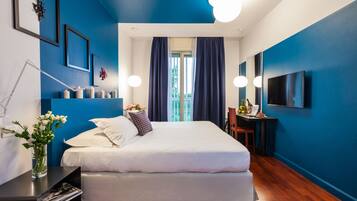 Classic-Doppelzimmer (Villa Regina) | Hochwertige Bettwaren, Pillowtop-Betten, kostenlose Minibar, Zimmersafe