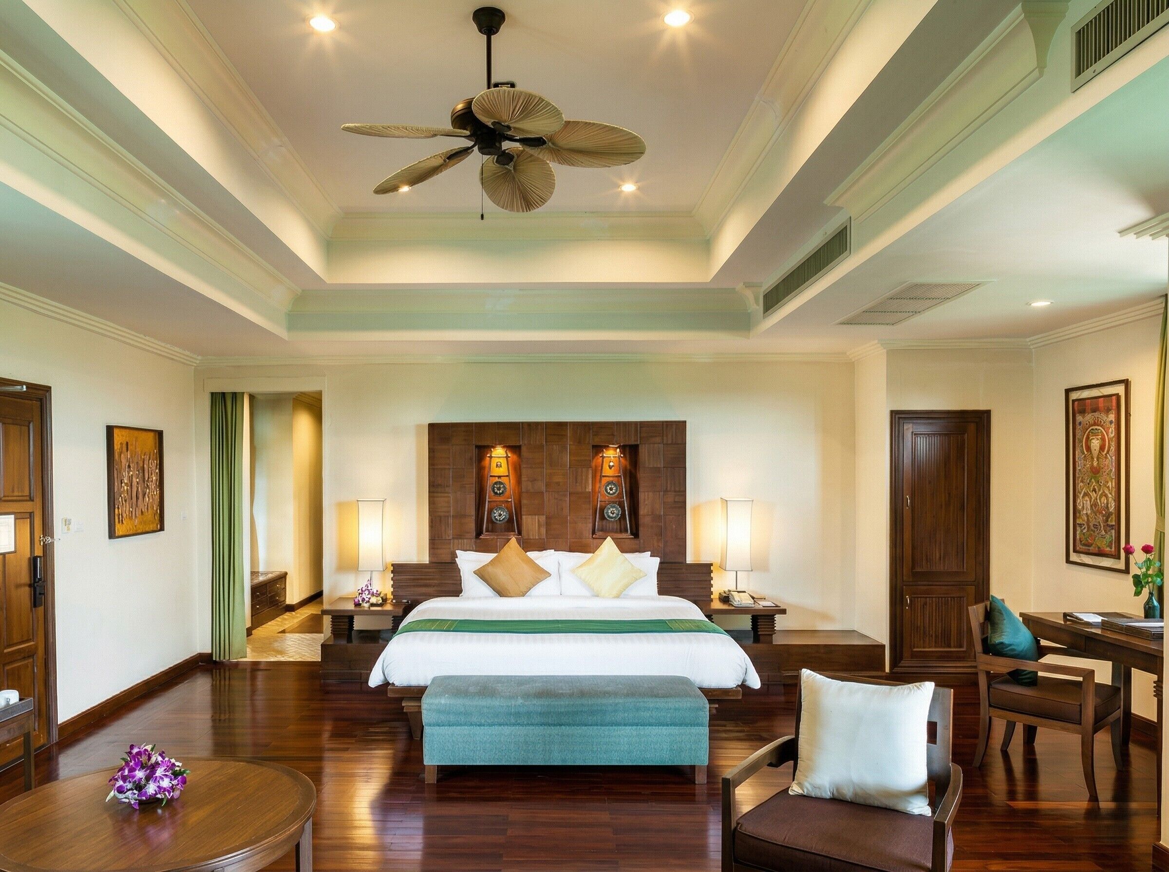 Suite (Mountain) | Ropa de cama de alta calidad, edredón y minibar 