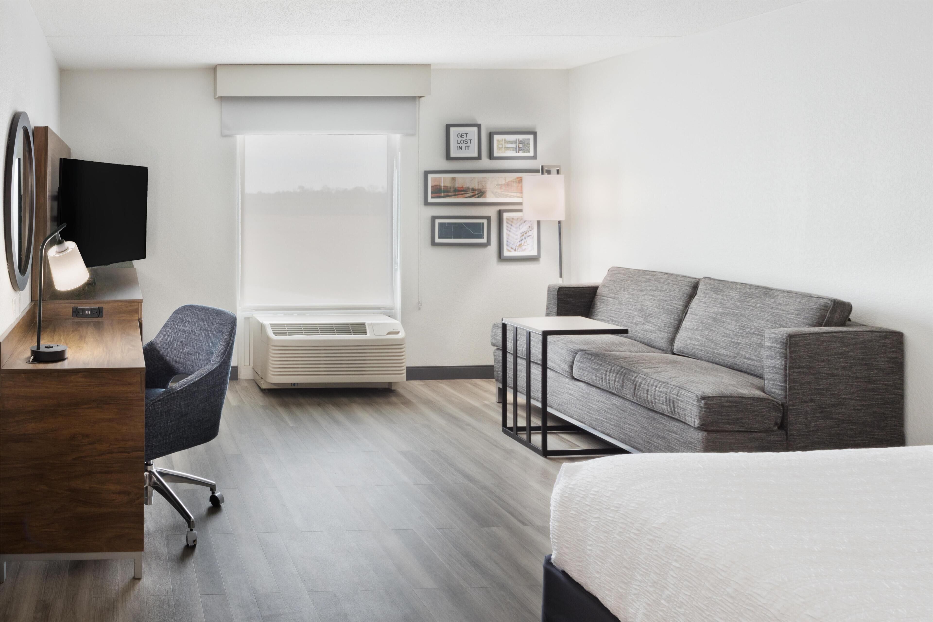 Blackout drapes, iron/ironing board, free WiFi, bed sheets