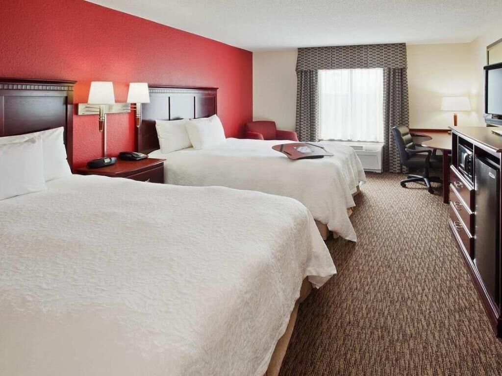 In-room safe, blackout curtains, iron/ironing board