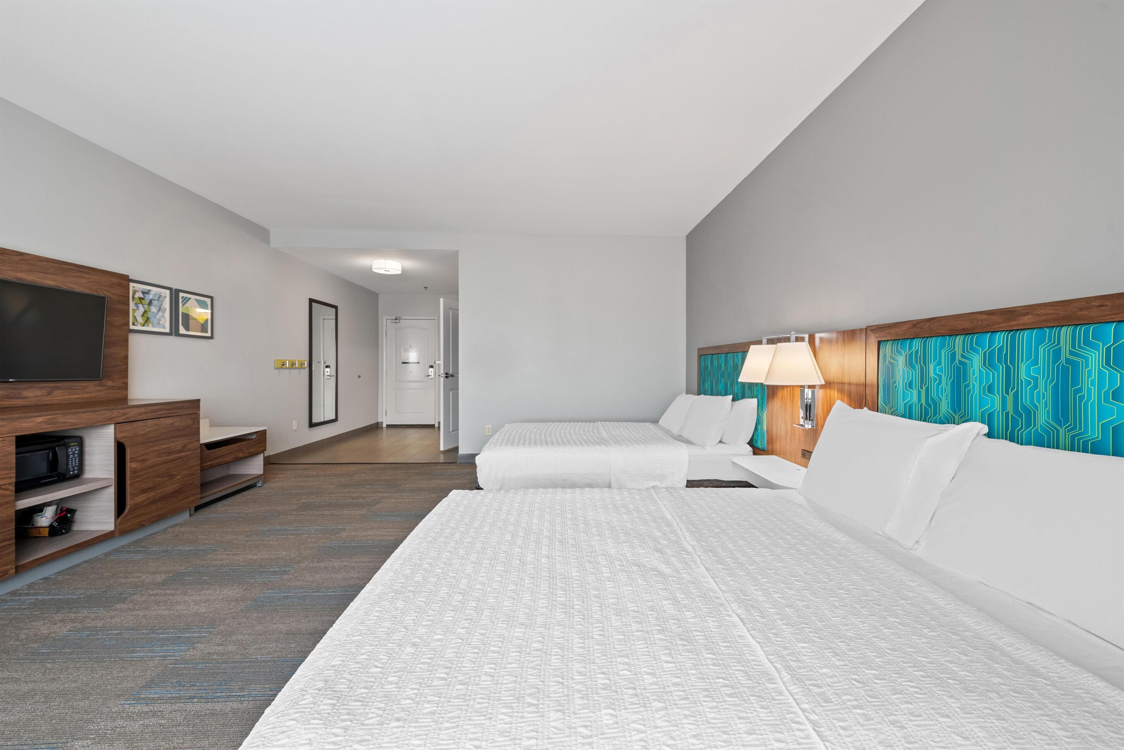 Room, 2 Queen Beds, Accessible, Non Smoking | In-room safe, iron/ironing board, rollaway beds, free WiFi