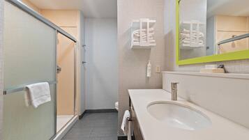 Room, 1 Katil Raja (King), Non Smoking | Pancuran Bilik Mandi