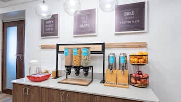 Free daily buffet breakfast