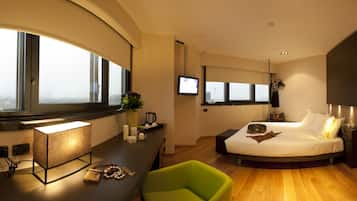 Ropa de cama hipoalergénica, edredón y minibar