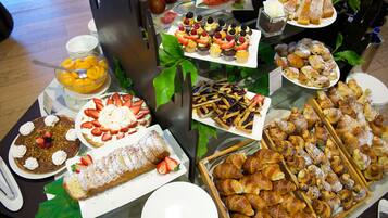 Daily buffet breakfast (EUR 10 per person)