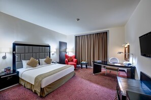 Doppia Superior, 1 letto matrimoniale | Biancheria da letto di alta qualità, una cassaforte in camera