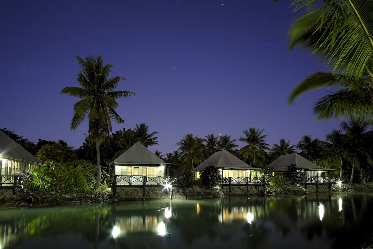 front of property – evening/night