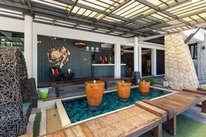 Sala de estar en el lobby