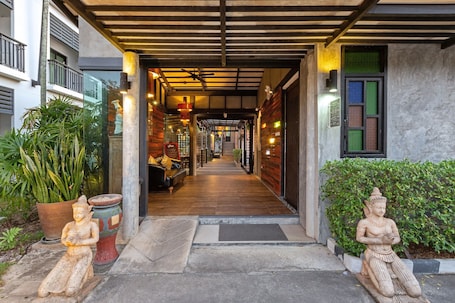 Interior entrance
