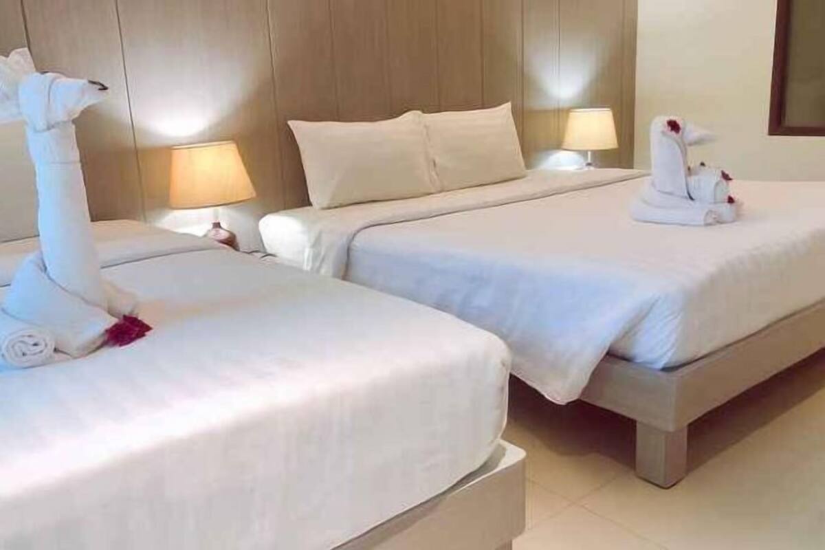 Free minibar items, laptop workspace, blackout drapes, free WiFi