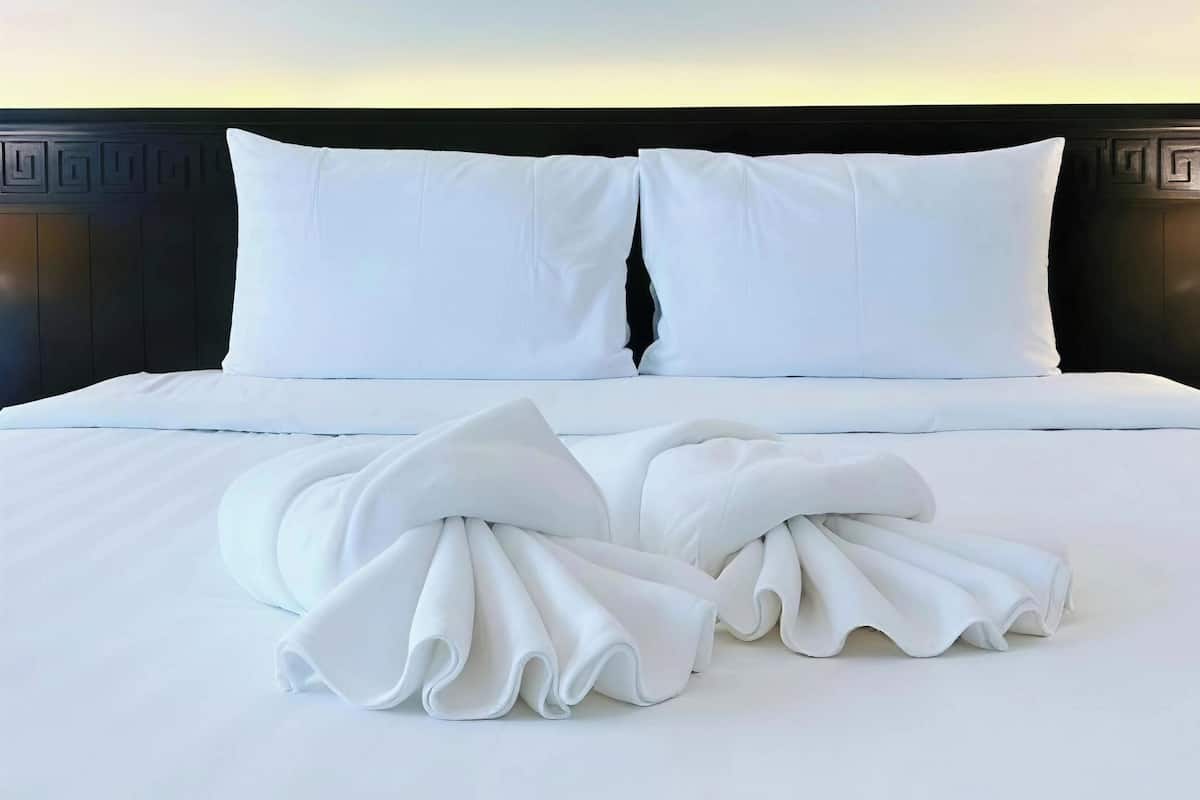 Deluxe Pool View (Double) | Free minibar items, laptop workspace, blackout drapes, free WiFi