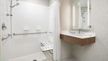 Standard Room, 2 Double Beds, Accessible (Communication Accessible) | Premium bedding, in-room safe, desk, iron/ironing board
