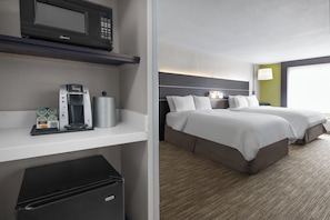 Room, 2 Queen Beds, Non Smoking | In-room safe, individually furnished, desk, laptop workspace