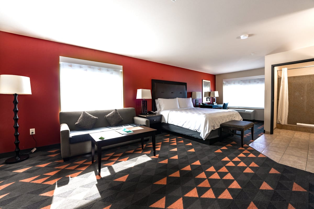 Suite, 1 King Bed with Sofa bed | Premium bedding, pillow-top beds, minibar, in-room safe