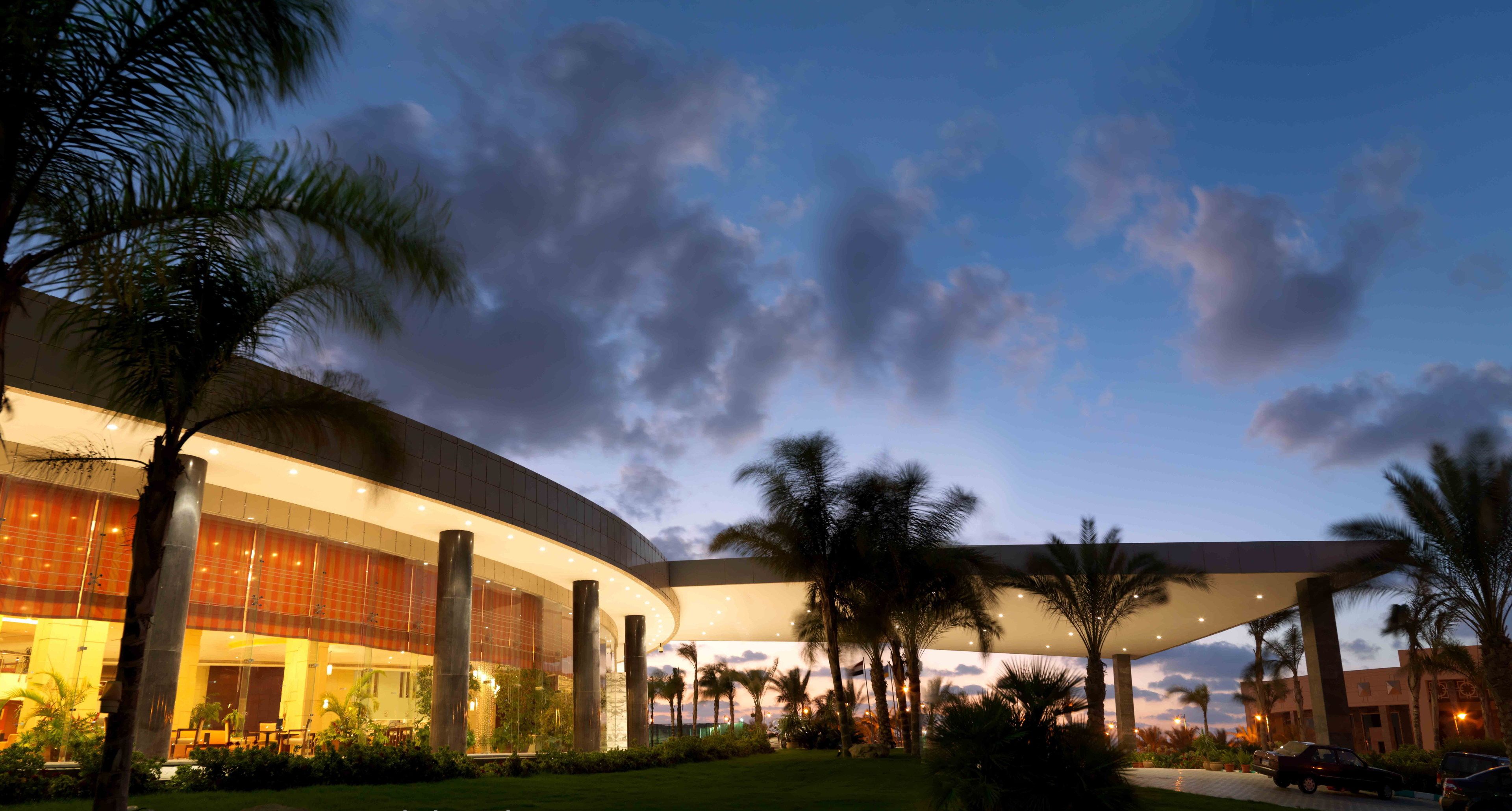 Front of property - evening/night