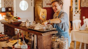 Frokostbuffé er inkludert