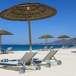 Private beach